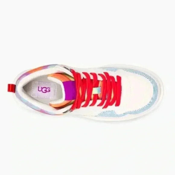 Ugg Highland Hi Cali Collage Sneaker Bootie Size 8 - Picture 5 of 7